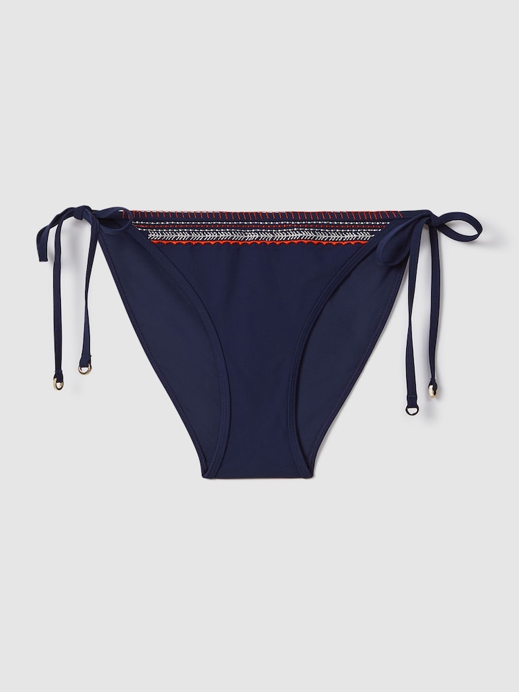 Braguitas de bikini con lazadas laterales bordadas Marissa de Reiss - Imagen 2 de 4