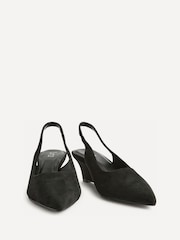 Linzi Black Janelle Wedge Court Heels - Image 3 of 5