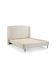 Julian Bowen Ivory Eden Bouclé Bed - Image 3 of 6
