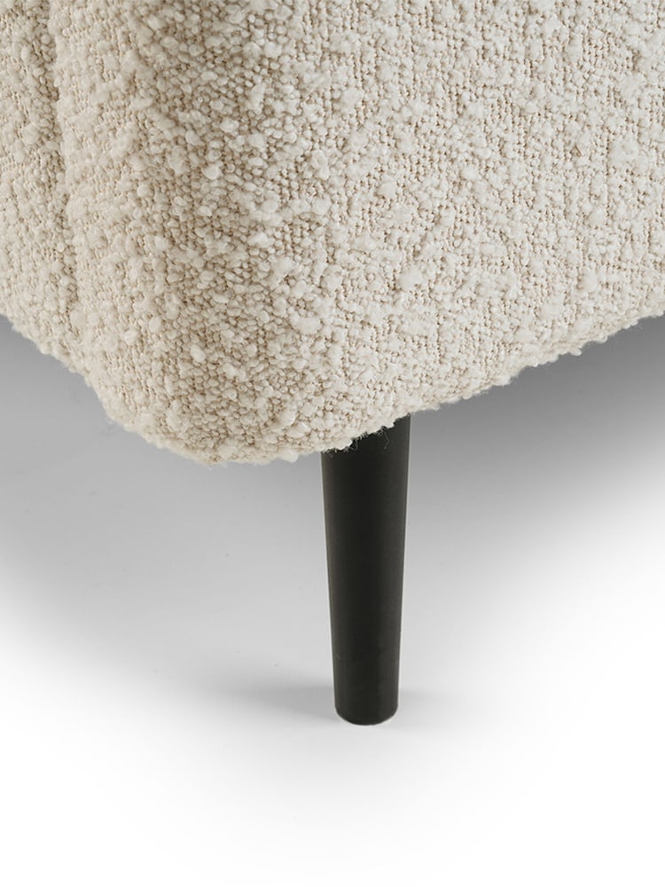 Julian Bowen Ivory Eden Bouclé Bed - Image 6 of 6