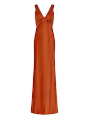 Rewritten Amelia V-Neck Bridesmaid Dress - Image 5 of 5