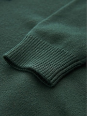 Green Knitted V-Neck School Jumper (3-16yrs) - Image 11 of 12