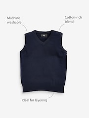 Navy School Tank Top (3-16yrs) - Image 4 of 4