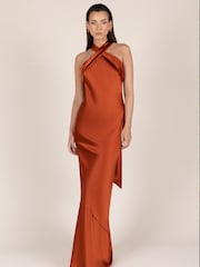 Rewritten Roma Halterneck Bridesmaid Dress - Image 5 of 7