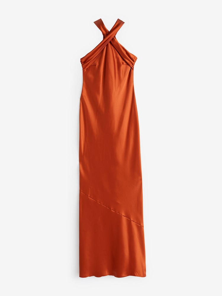 Rewritten Roma Halterneck Bridesmaid Dress - Image 7 of 7