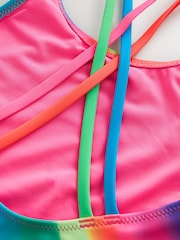 Bright Rainbow Double Strap Swimsuit (3-16yrs) - Image 4 of 4