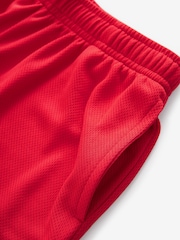 Red Single Sports Shorts (3-16yrs) - Image 3 of 3