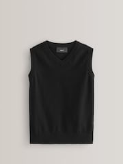 Black School Tank Top (3-16yrs) - Image 1 of 2