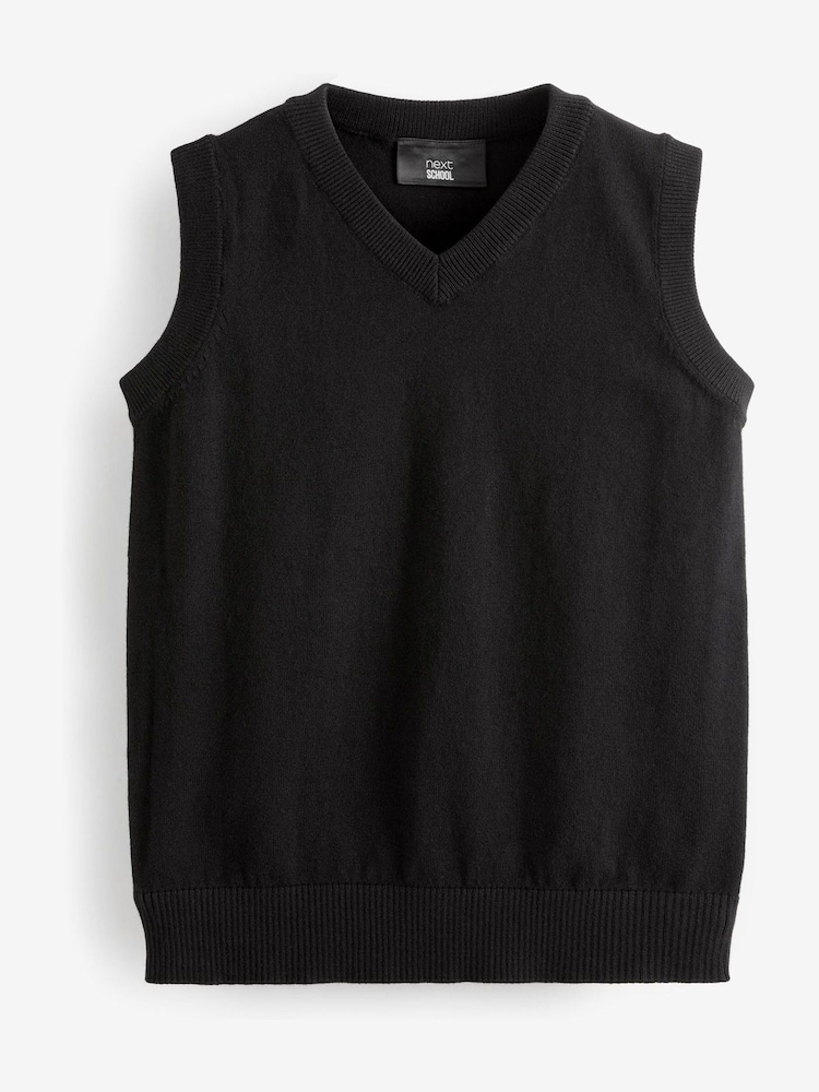 Black School Tank Top (3-16yrs) - Image 3 of 3 Black School Tank Top (3-16yrs) - Image 3 of 3