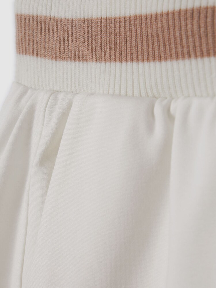 Reiss Navy Lexi Striped Drawstring Waistband Shorts - Image 6 of 6 Reiss Navy Lexi Striped Drawstring Waistband Shorts - Image 6 of 6