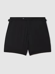 Reiss Black Sun Side Adjuster Swim Shorts - Image 2 of 6