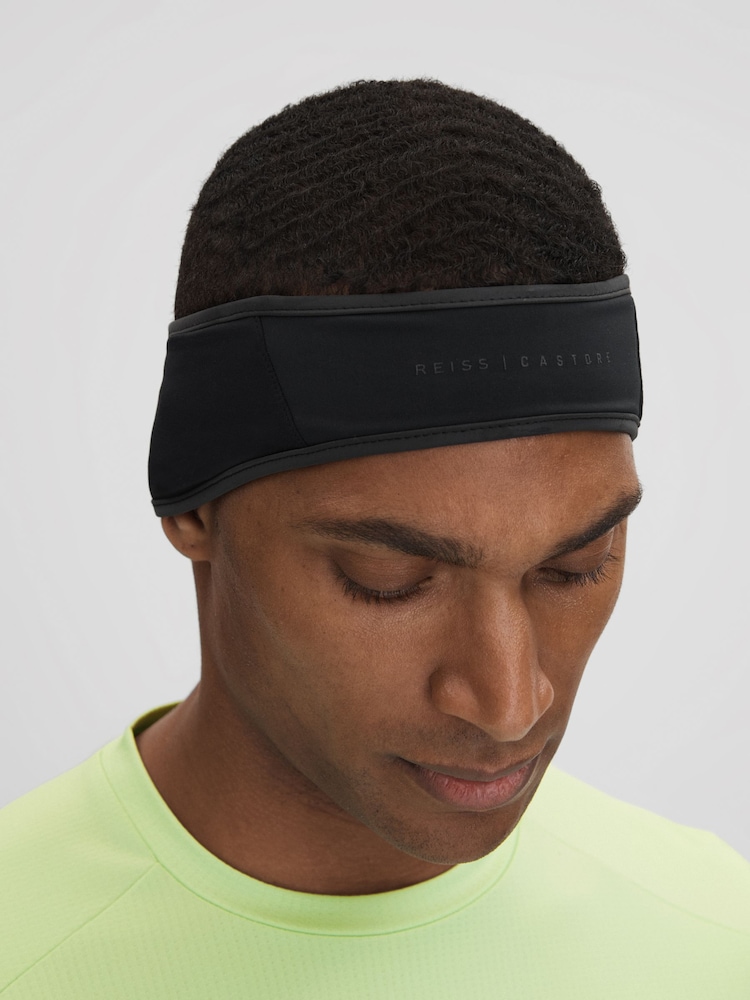 Reiss Black Nia Castore Headband - Image 2 of 4