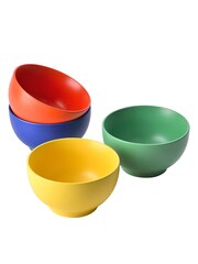 Benetton Set of 4 Multi Stoneware Bowls - Image 1 of 3