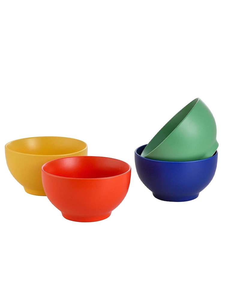 Benetton Set of 4 Multi Stoneware Bowls - Image 2 of 3