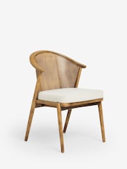 Tweedy Plain Light Natural Reuben Dining Chair - Image 5 of 8