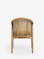 Tweedy Plain Light Natural Reuben Dining Chair - Image 7 of 8
