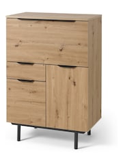 MADE.COM Distressed Oak Effect Damien Bureau Desk - Image 3 of 4