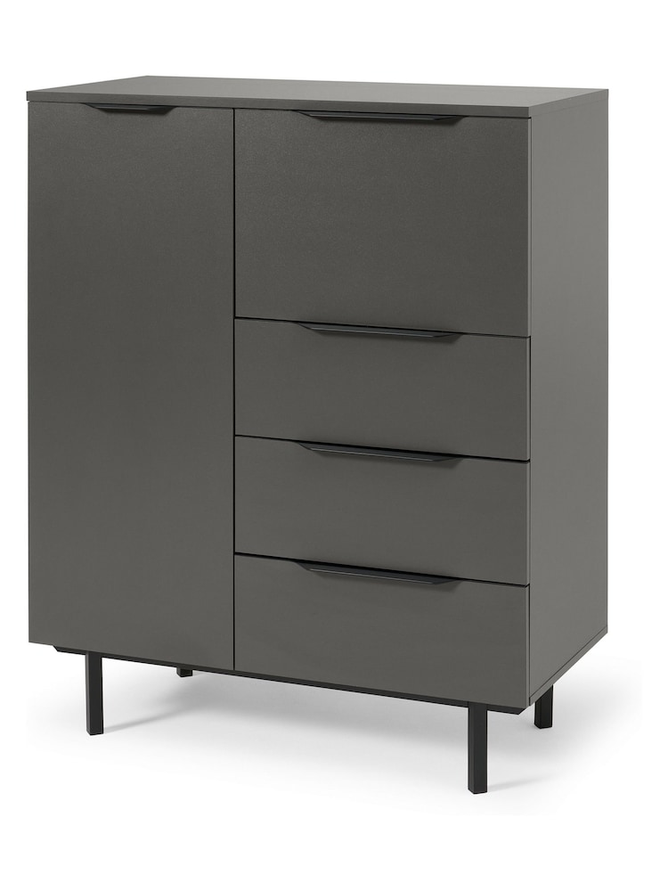 MADE.COM Graphite Grey Damien Highboard - Image 2 of 4