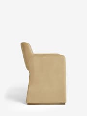 Soft Velvet Camel N. Premium Raya Dining Chair - Image 10 of 11