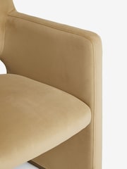 Soft Velvet Camel N. Premium Raya Dining Chair - Image 11 of 11
