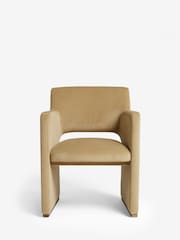 Soft Velvet Camel N. Premium Raya Dining Chair - Image 6 of 11