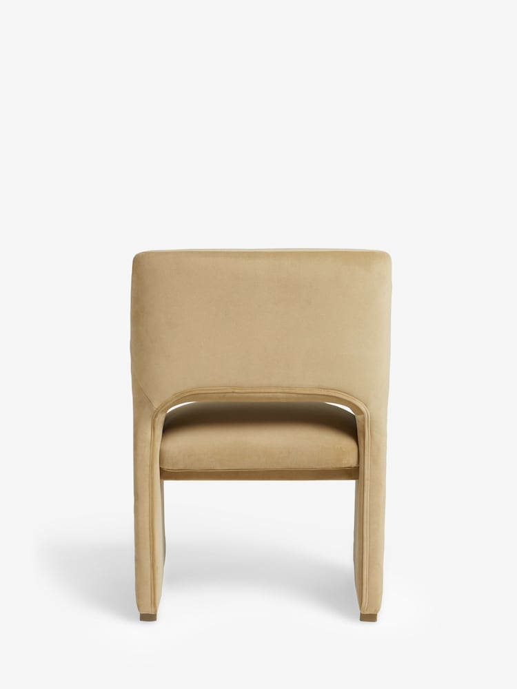 Soft Velvet Camel N. Premium Raya Dining Chair - Image 8 of 8