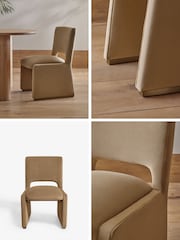 Soft Velvet Camel N. Premium Raya Dining Chair - Image 2 of 12