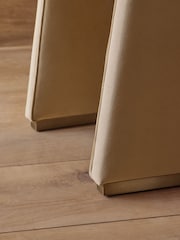 Soft Velvet Camel N. Premium Raya Dining Chair - Image 6 of 12