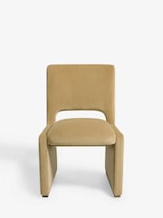 Soft Velvet Camel N. Premium Raya Dining Chair - Image 7 of 12