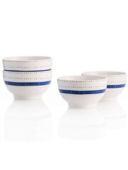 Benetton Set of 4 Multi New Bone China Bowls - Image 5 of 5