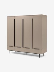 MADE.COM Natural Damien 4 Door, 4 Drawer Wardrobe - Image 2 of 2