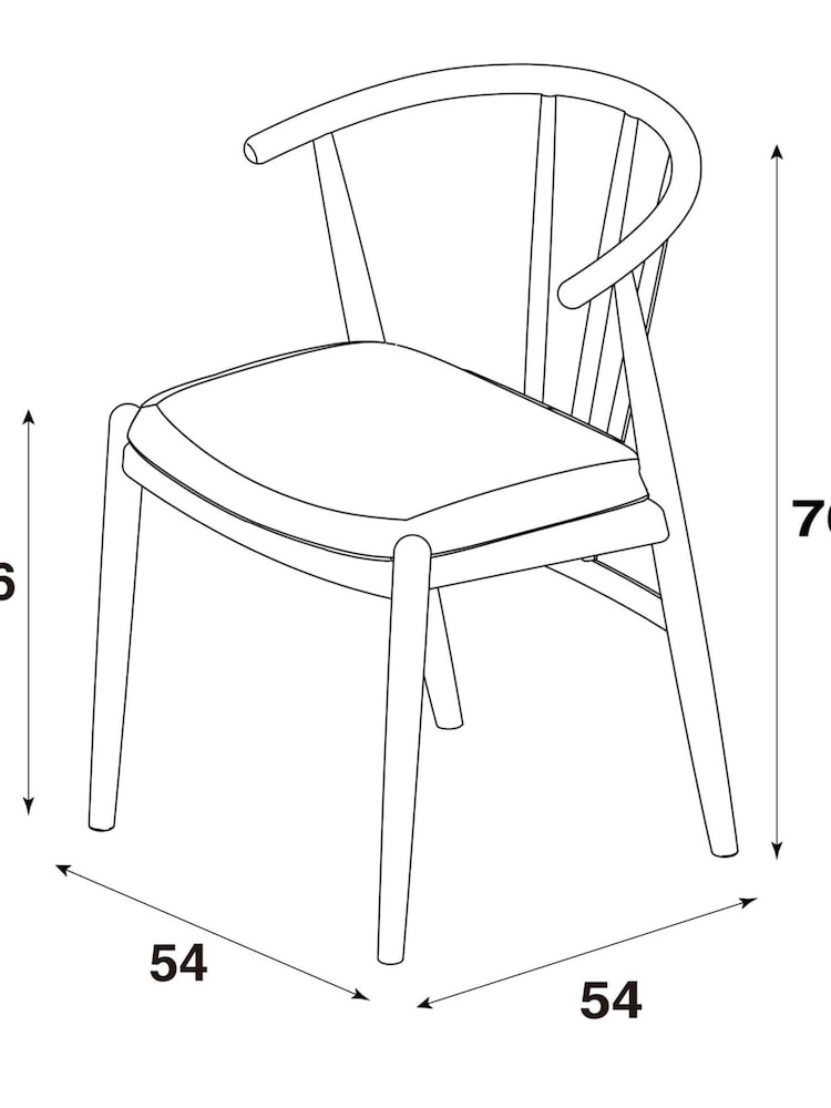 Set of 2 Distressed Faux Leather Black Stockholm Black Leg Dining Chairs - Image 10 of 10