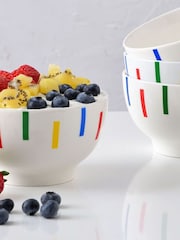 Benetton Set of 4 Multi New Bone China Bowls - Image 4 of 6
