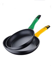 Benetton Set of 2 Multi Frying pans 22CM & 26CM - Image 1 of 4