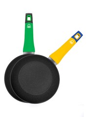 Benetton Set of 2 Multi Frying pans 22CM & 26CM - Image 2 of 4