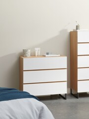 MADE.COM Oak Chest of Drawers - Image 1 of 3
