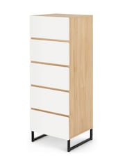MADE.COM Oak Chest of Drawers - Image 2 of 3