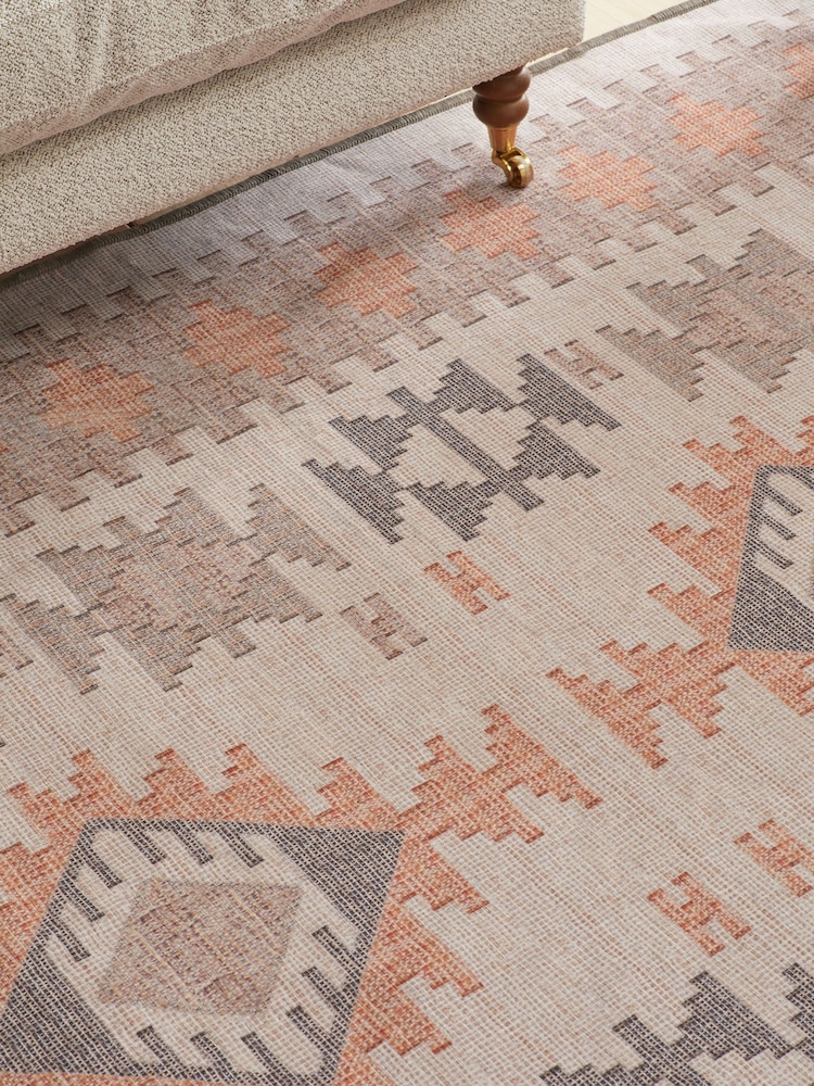 Natural Washable Lima Kilim Rug - Image 3 of 5