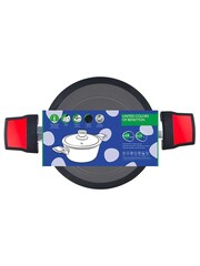 Benetton Red Forged Aluminium 28CM Saucepan With Lid - Image 5 of 5