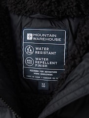 Mountain Warehouse Black Kids Seasons Water Resistant Faux Fur Lined Padded Jacket - Image 6 of 6