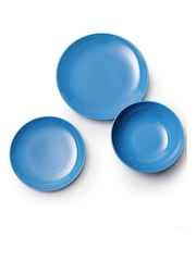 Benetton Blue Dinnerware Set 18 Piece Set - Image 1 of 4