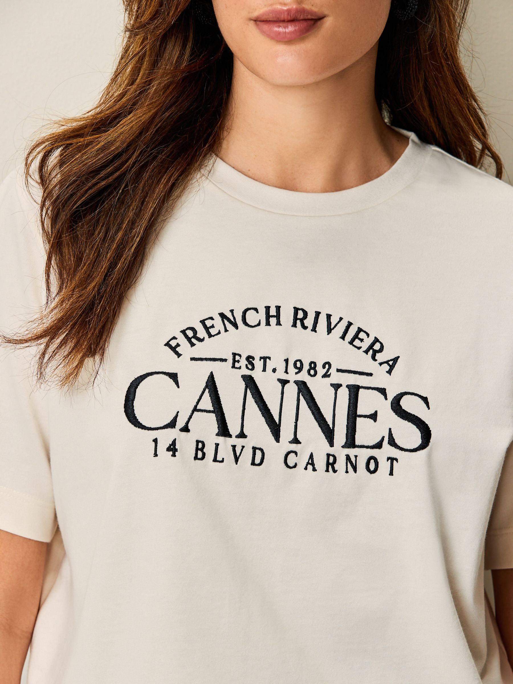 Next White Graphic Heavyweight Short Sleeve Crew Neck T-Shirt