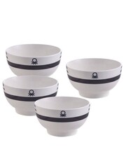 Benetton Set of 4 Multi Porcelain Bowls - Image 1 of 5