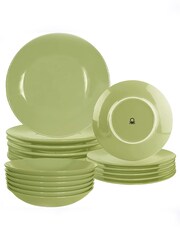 Benetton Green Dinnerware Set 18 Piece Set - Image 1 of 4