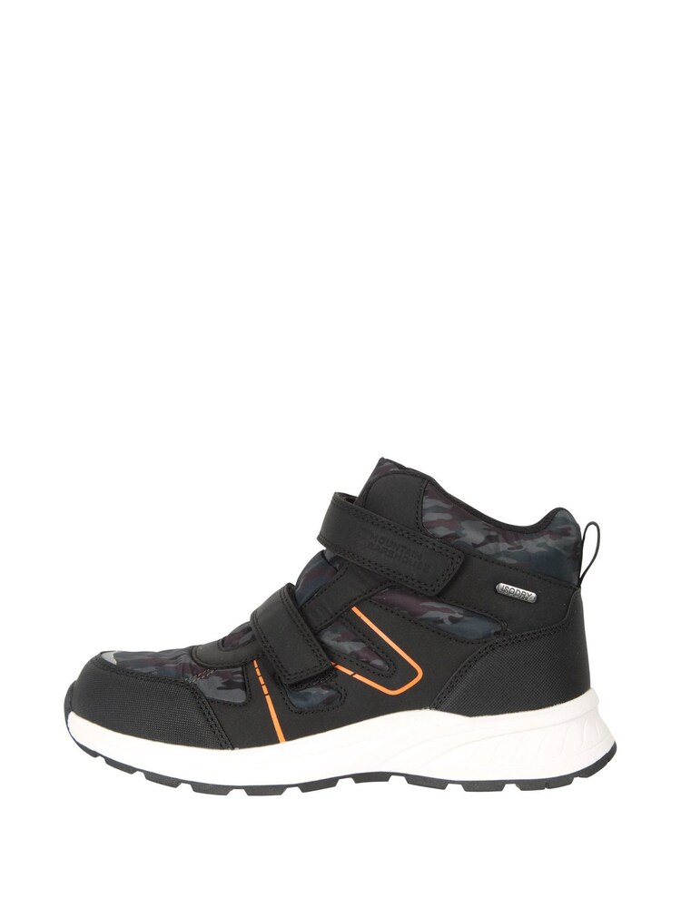 Mountain Warehouse Black Jupiter Kids Waterproof Adaptive Walking Boots - Image 2 of 6