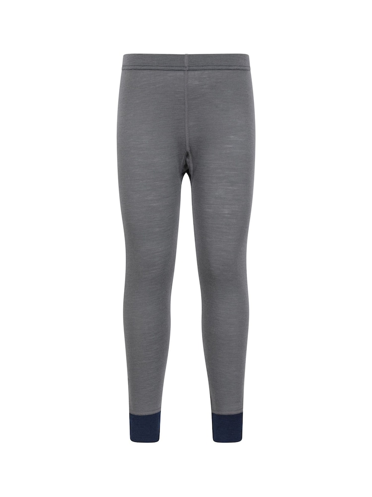 Mountain Warehouse Grey Kids Merino II Thermal Joggers - Image 1 of 5