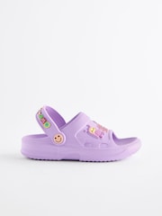 Purple Character Badge Clogs - Image 6 of 9