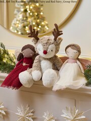 Mamas & Papas Brown Christmas Soft Toy Reindeer - Image 2 of 4