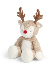 Mamas & Papas Brown Christmas Soft Toy Reindeer - Image 4 of 4