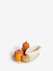 Orange Pumpkins Gravy Boat and Condiments Table Centre Piece Set - Image 7 of 7